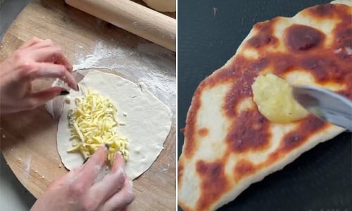 How to make oozing cheese-stuffed naan at home