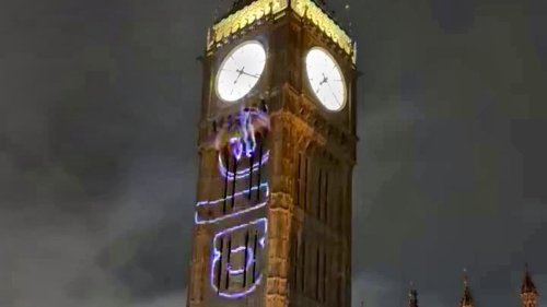 Outrage after 'genocide' message is projected onto Big Ben as Jewish leaders react with fury to the...