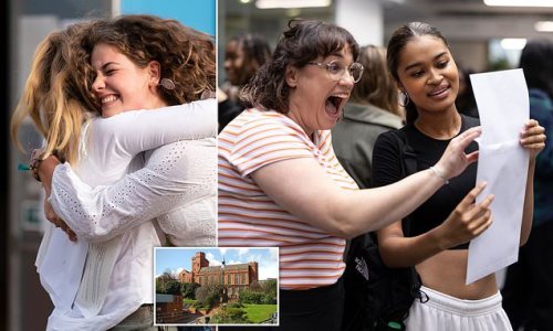 More than 50,000 A-level pupils left battling for degree - as Sheffield University CLOSES its clearing hotline after 24 hours due to flood of 'high-achieving' students on results day