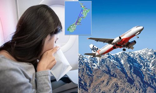 Jetstar flight from Auckland to Queenstown hits severe turbulence sending passengers flying and...