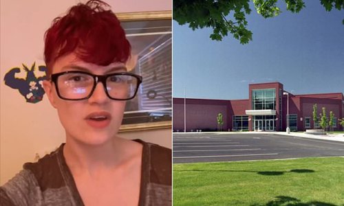Woke Utah elementary school teacher suspended over video bragging that her classroom is 'built for non-white students' is allowed to KEEP her job after school said she didn't break any rules or laws