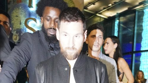 Lionel Messi and stunning wife Antonela head for dinner at luxurious Sexy Fish restaurant with Inter...