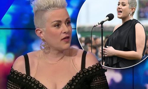 Katie Noonan admits she's 'nervous' to sing the National Anthem at the AFL Grand Final and reveals the one technical issue that could make the performance VERY difficult