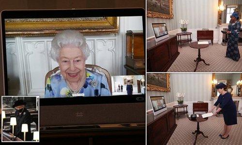 Queen conducts first engagements since Prince Philip's funeral