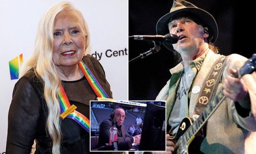 Joni Mitchell joins Neil Young in removing her music from Spotify