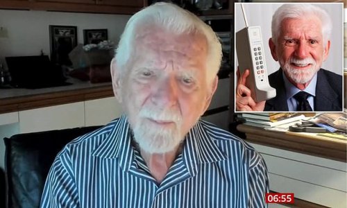 He's changed his tune! Engineer, 93, who invented first-EVER wireless cell phone says people need to 'get a life' and stop using their devices so much
