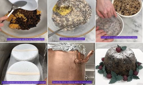 Queen's Christmas pudding! Royal chefs share the 13-step recipe they whip up for Her Majesty - but shocks experts by adding a dash of BEER