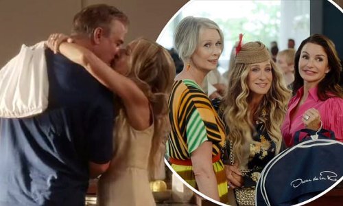 And Just Like That.... first official trailer! SATC is back with a VERY saucy bang as Carrie talks public masturbation and gets steamy with Big, Miranda hugs Steve and Charlotte calls for Harry's 'A-game'