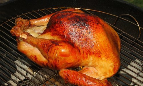 Forget the oven, put your turkey on the BARBECUE this Christmas! Waitrose chef shares his guide to grilling a bird - from immersing it in brine to cooking the legs separately