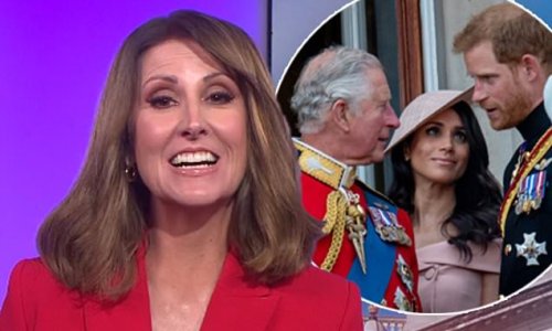 Sunrise host Natalie Barr's savage spray at Harry and Meghan as she accuses them of only attending the King's coronation so they have more things to 'whinge' about