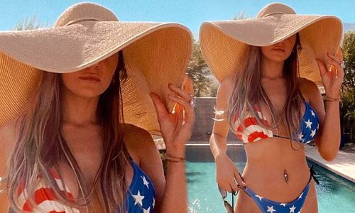 Courtney Stodden marks Independence Day in a stars-and-stripes bikini