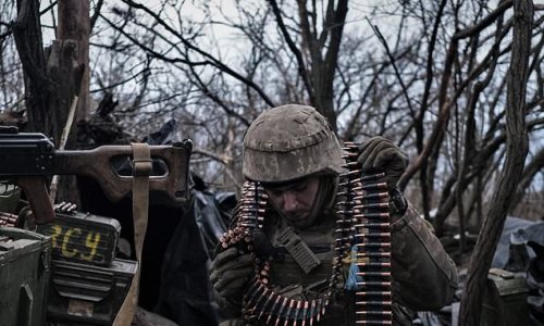 Moment Ukrainian Troops Storm Across No Man's Land Firing Assault ...