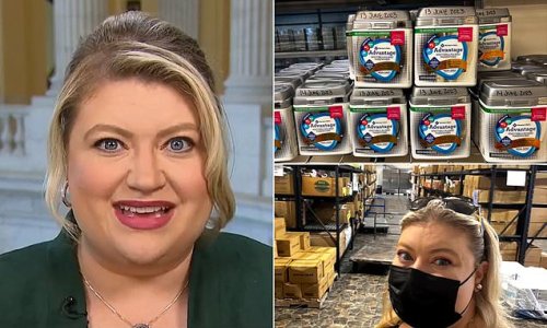 GOP Rep. Kat Cammack rages at huge stockpile of baby formula at border center and says more is on the way as Title 42 ends - while parents battle for dwindling stocks across the US