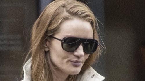 Rosie Huntington-Whiteley makes a rare make-up free appearance as she steps out after hitting the gym