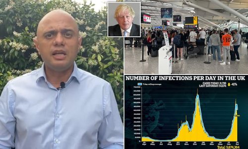 Sajid Javid accused of spooking PM into putting France on Amber-plus