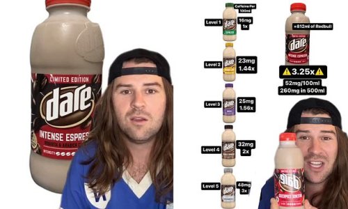 Tradie rates 'wild' iced coffee 'smoko staple' as the 'final boss' of a tradie's stomach - before issuing a bleak bathroom warning in hilarious review