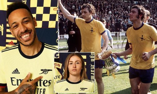 Arsenal pay tribute to 1971 Double winners with new yellow away kit