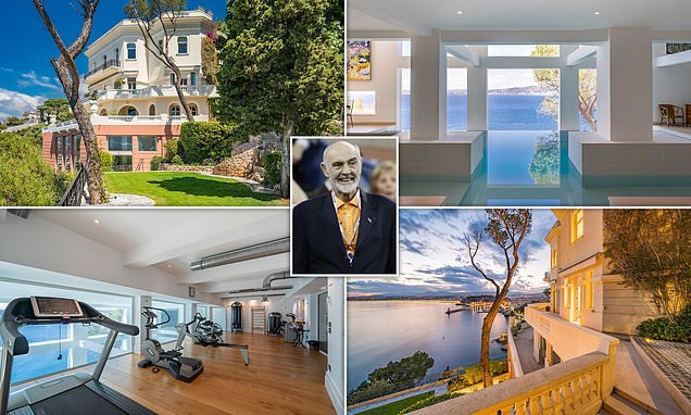 Sir Sean Connery's luxury seafront villa has price SLASHED in half to £13.3million as stunning Nice property formerly owned by the late star fails to sell