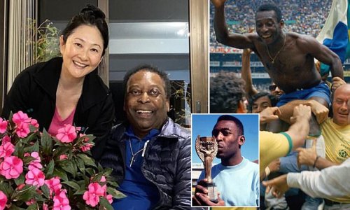 Football legend Pele, 82, is hospitalised over 'swelling all over and heart failure issues, with chemotherapy for cancer not working' as he 'struggles to eat' with his wife by his side for tests in Sao Paulo
