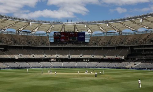 Where is everyone? Cricket legend Kim Hughes SLAMS 'woeful' Test crowds in Perth as Nathan Lyon spins Australia to victory over the West Indies in front of near-empty Optus Stadium: 'It's a shocker, it's terrible'