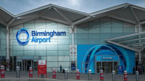 Birmingham Airport suspends all take-offs and landings 'after suspicious package was found on board...