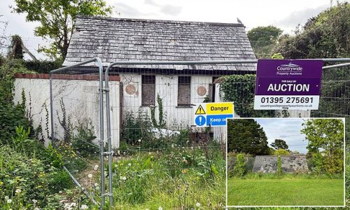 They spent more than a penny! New owners splash out more than £30,000 on disused public toilet in Cornwall that could become holiday home in latest example of holiday hotspot's soaring property prices