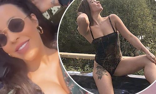 'I felt ashamed to have sex': Stephanie Davis claims her natural breasts were like 'spaniel’s ears' after having her son as she discusses getting DD-cup breast implants in Turkey