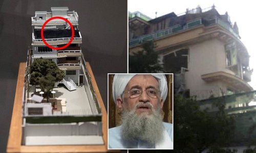 REVEALED: CIA model of Al-Qaeda chief Ayman al-Zawahiri's Kabul safe house that was shown to Biden before he authorized Ninja missile strike that shredded 9/11 architect