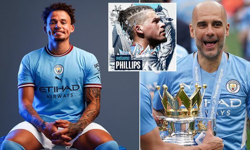Manchester City CONFIRM the £45m signing of Kalvin Phillips from Leeds United on a six-year deal as the midfielder joins Erling Haaland at the Etihad this summer with Pep Guardiola preparing for another title challenge