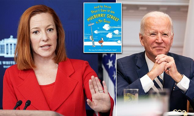 White House sidesteps question on Dr. Seuss after Biden erased him from Read Across America Day and instead calls it a day for celebrating 'diverse' authors