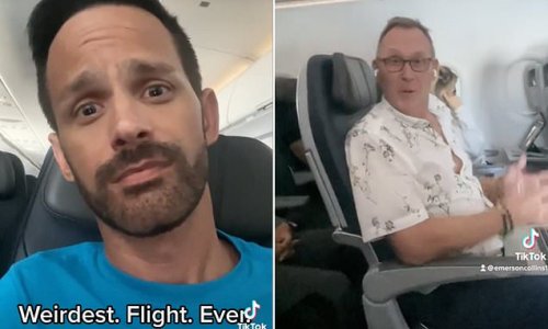 'Moaning' intercom on American Airlines flight PA system that 'sounds somewhere between an orgasm and vomiting' is blamed on 'mechanical issues'