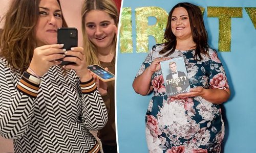 Chrissie Swan flaunts her svelte frame after giving up alcohol