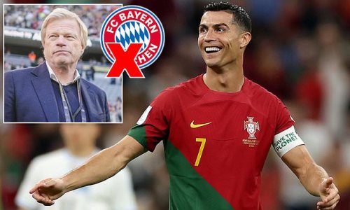 Bayern Munich RULE OUT a move for free agent Cristiano Ronaldo because he doesn't fit their 'philosophy of how a squad should be put together', in a major blow to his hopes for a big European move