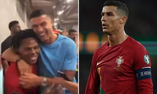 YouTube star and Cristiano Ronaldo mega-fan Speed falls to the ground ...