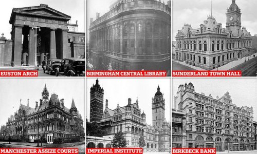 Victorian grandeur lost to 'modernity': How some of Britain's beloved buildings were bulldozed in post-war concrete revolution