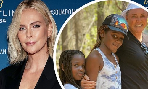 Charlize Theron shares rare snap of her daughters Jackson and August