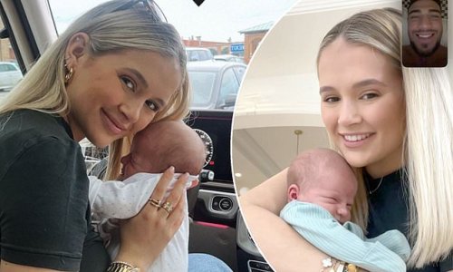 Molly-Mae Hague breastfeeds baby daughter Bambi in the car during ...