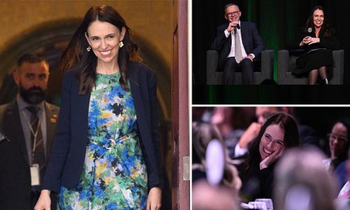 Tense moment Jacinda Ardern is asked a VERY awkward question as her popularity in New Zealand plummets - before the Kiwi leader joined Albo for a high-level meeting