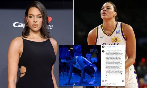 WNBA star Liz Cambage announces she is QUITTING the league 'to focus on my healing and personal growth' after leaving the LA Sparks following controversy over calling out her teammates, an Olympics racism row and her OnlyFans side hustle