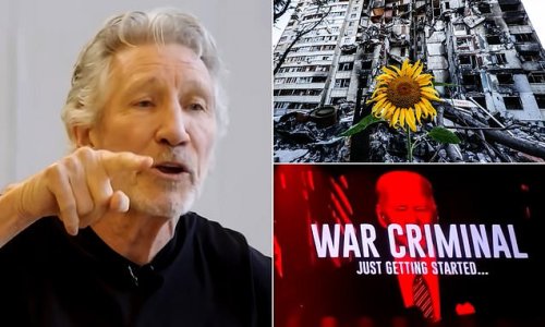 Pink Floyd co-founder Roger Waters doubles down on decision to include Biden in provocative 'war criminals' segment of rock show – telling CNN host that the president and NATO are responsible for carnage in Ukraine