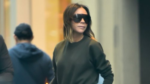 'Heartbroken' Victoria Beckham ditches her usual glamour for a tracksuit and trainers as she steps out in New York with David amid family rift with Brooklyn and his wife Nicola