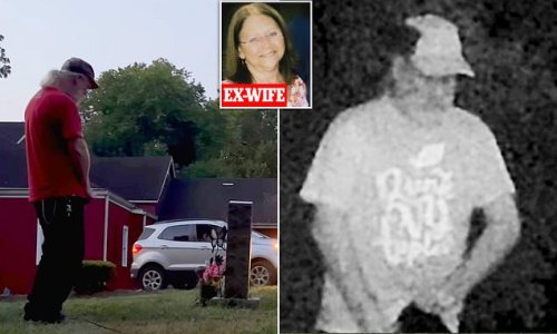 Man is caught urinating on grave of ex-wife he divorced 48 years ago by woman's stunned children: Travels to cemetery to desecrate her tombstone EVERY DAY while his current spouse waits in the car