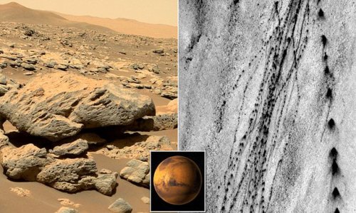 Cameras discover boulder tracks with evidence of earthquakes on Mars