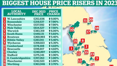 House prices - the definitive guide: Our calculator shows if they are rising or falling near you