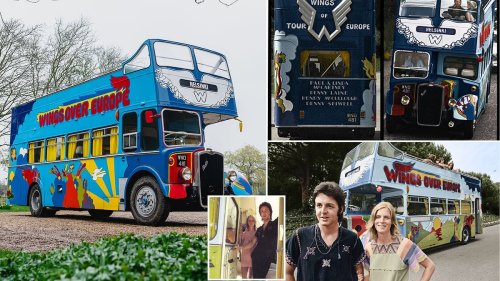 Paul McCartney's psychedelic Wings 1972 double-decker tour bus goes up for auction - here's how much...