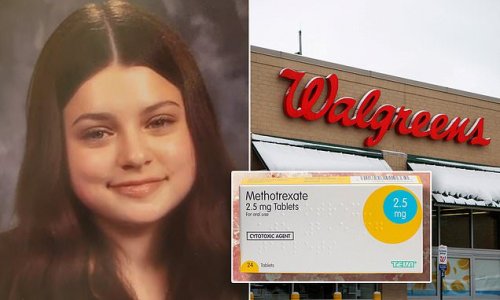 Teenage girl, 14, is denied life-saving arthritis medication in Arizona by Walgreens pharmacy days after state's ban on abortion because it could potentially terminate a pregnancy - even though she is NOT pregnant