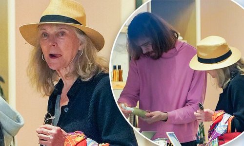 Does she get a discount? Gwyneth Paltrow's mother Blythe Danner is seen
