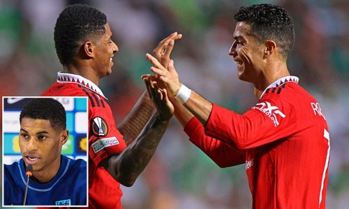 Marcus Rashford hails 'idol' Cristiano Ronaldo and thanks him for 'the things he's done for 'Man United' after the legendary forward's contract was mutually terminated following controversial interview with Piers Morgan