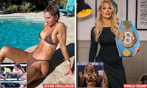 Aussie beauty queen turned boxer hits a setback in her quest to fight glamorous countrywoman and fellow OnlyFans star Ebanie Bridges for a world title