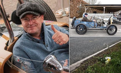 Professional classic car race driver is killed in horror crash with ambulance while at wheel of his £500K vintage Bugatti